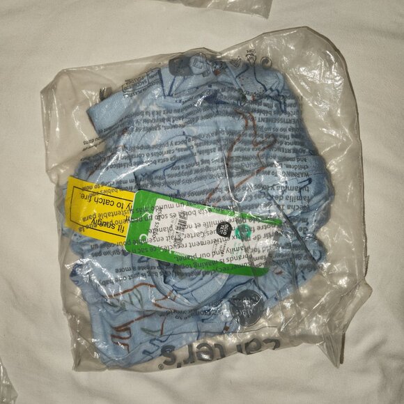 New with tags - Lot of 6 Pieces Carters PurelySoft Footie Pajamas Boys-18 months - Picture 11 of 13